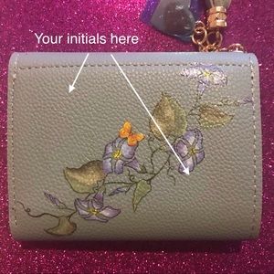 Cute light blue trifold with 3- up letters